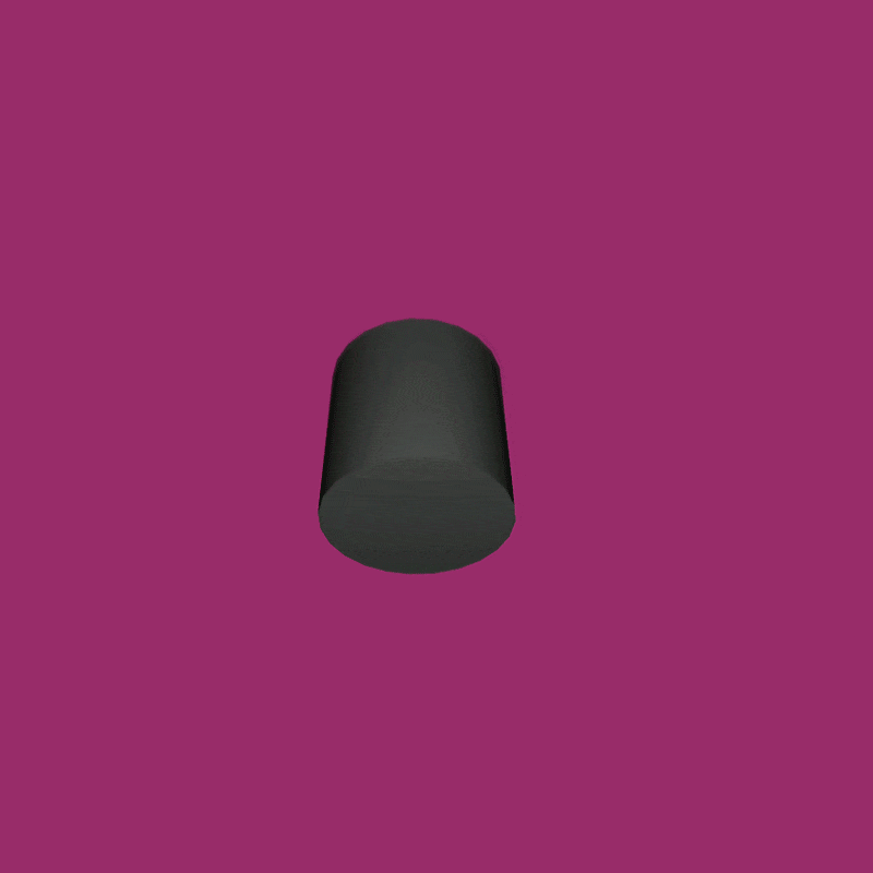 Trying to create an effect that makes the shape more fuzzy when it's farther away from the screen, creating visual depth, using p5.js Framebuffer Blur.