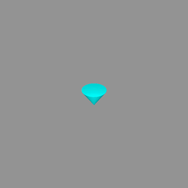 Switching out shapes when each key is pressed.
