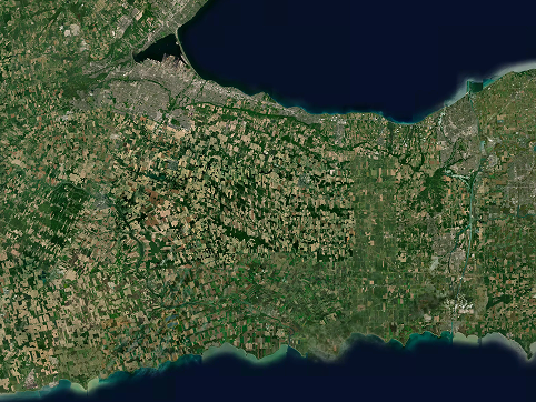 In this map, I chose a satellite view of Niagara and put it to land use. In this photos you can see that most of Niagara is mostly greenspace made up of farmland and uncultivated land.