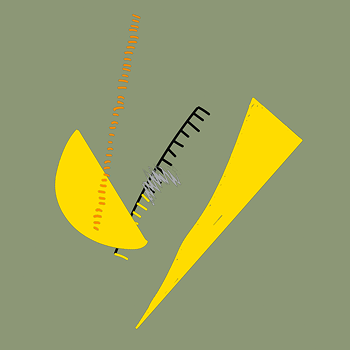 I found that a lot of these shapes also represented time: what time I wake up at, money (time is money), my schedule, and my iPhone (I'm constantly checking the time on it, it's my alarm clock, it has my calendar on it).