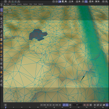 Patching up 'holes' in the object based on the tutorial. I used the 'Stitch and Sew' and 'Fill Pollygon' tools.