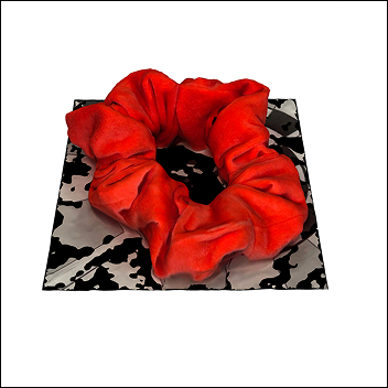 Because the scrunchie didn't have any gaps in the mesh, I wanted to import it into the 3D viewer.